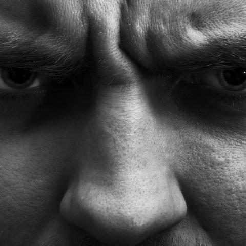Angry man